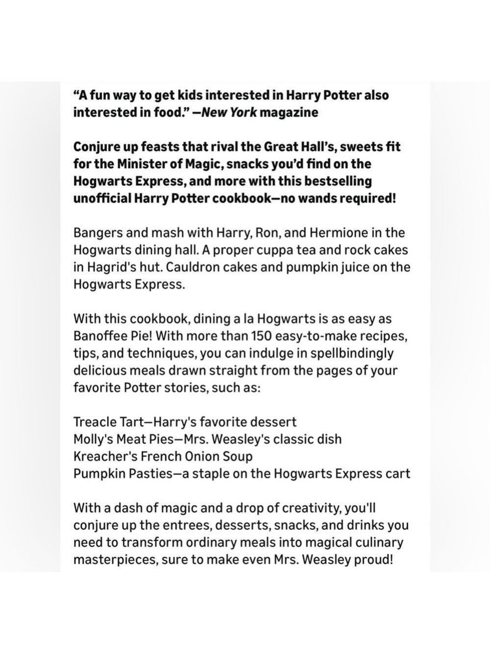 Unofficial Harry Potter & Unofficial Hogwarts Cookbooks for Kids - 2 bks - Picture 5 of 15